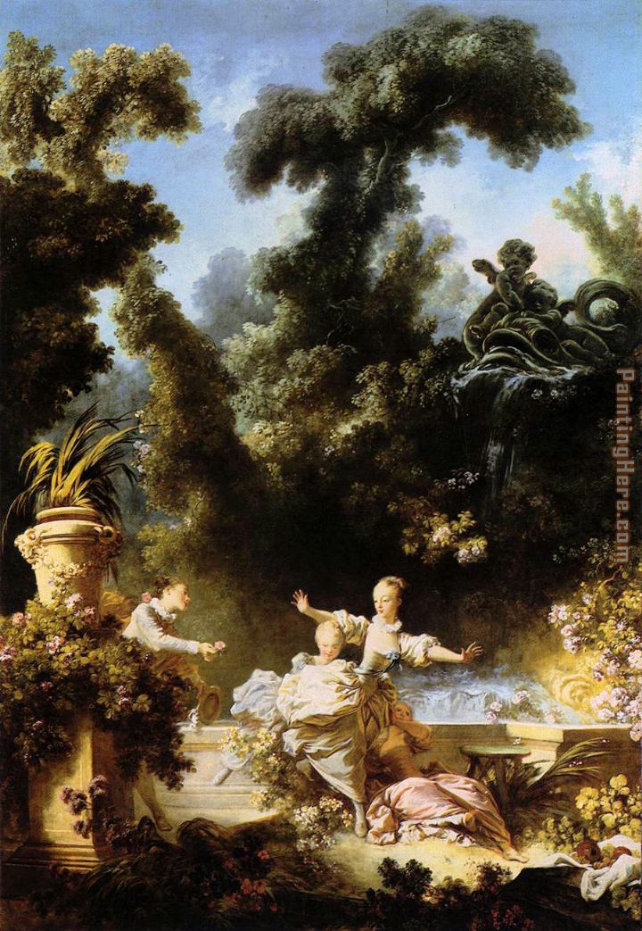 Jean-Honore Fragonard The progress of Love The Pursuit